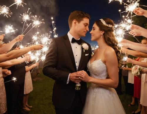 80/160PCS Sparklers Sticks For Wedding,-Celebrate Party Wedding Accessories, Holiday Gift For Mother'S Day, Wedding Favors, Christmas Bash, Wedding Event, Holiday Party, Birthday Party, Graduation Ceremony, Anniversary