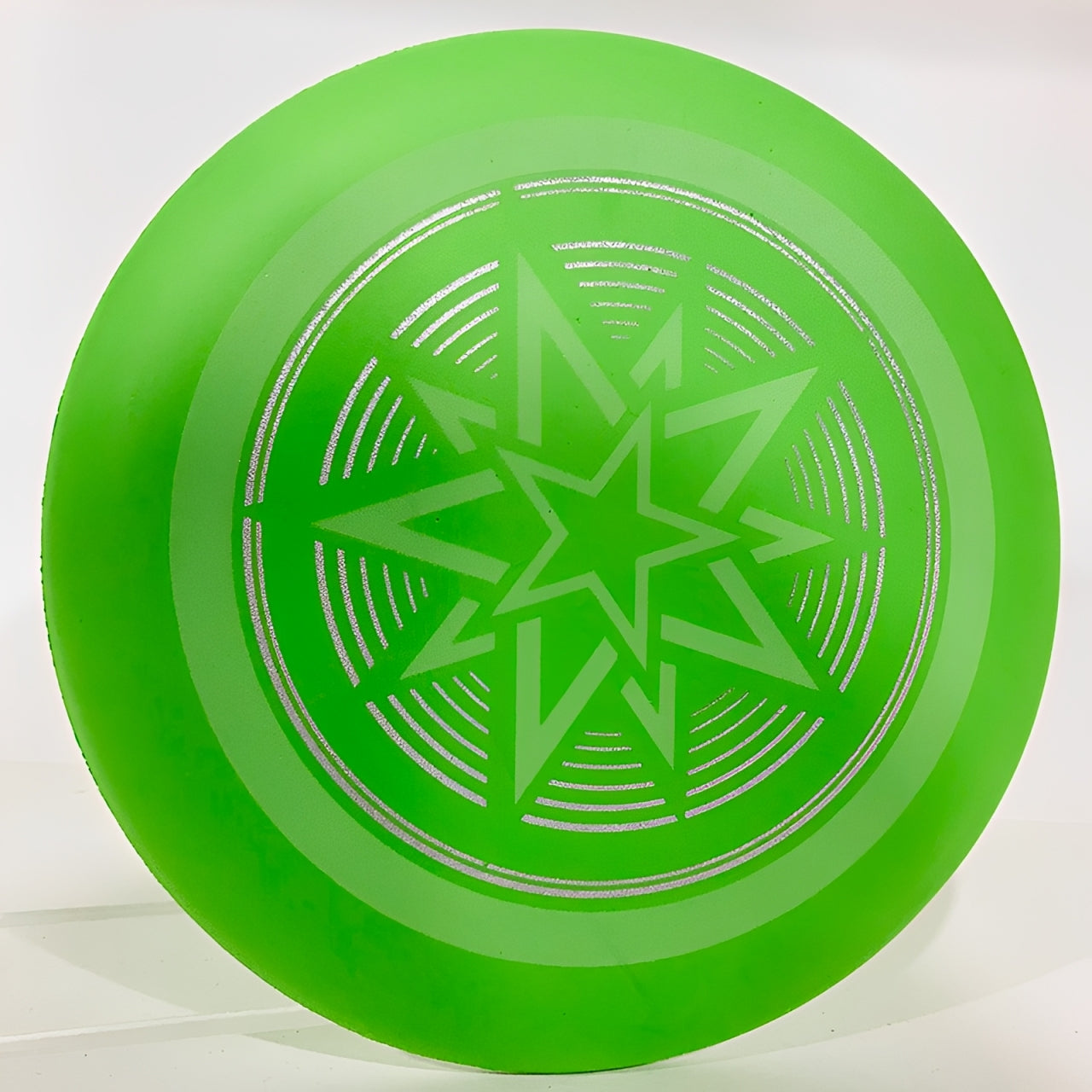 2 Pcs EVA luminous disc for outdoor sports, butterfly-shaped children's soft glowing disc, fluorescent beach children's toy,Geeen