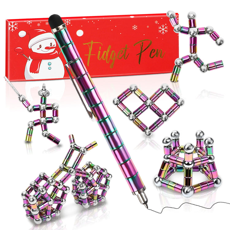 Colourful magnetic fidget pen from Toy4Gift