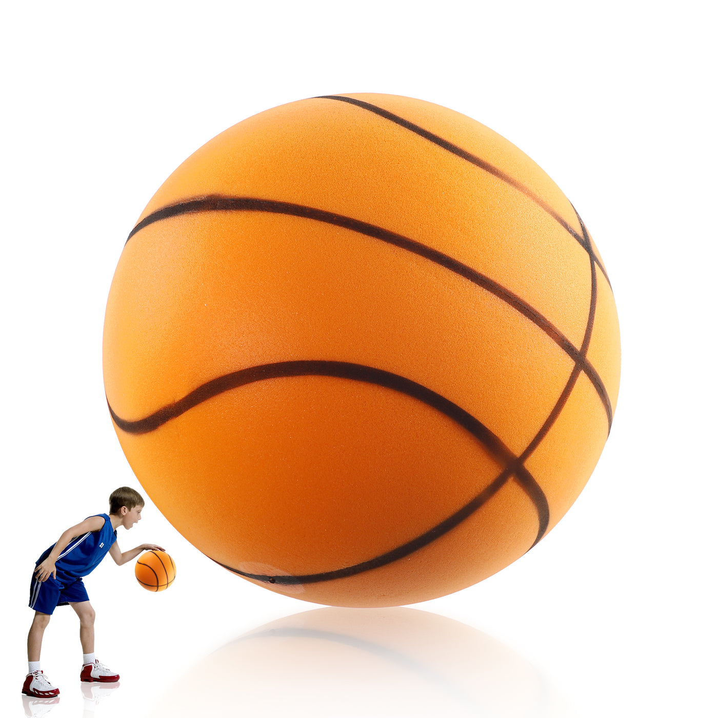 Low-Noise Foam Basketball for Indoor Play