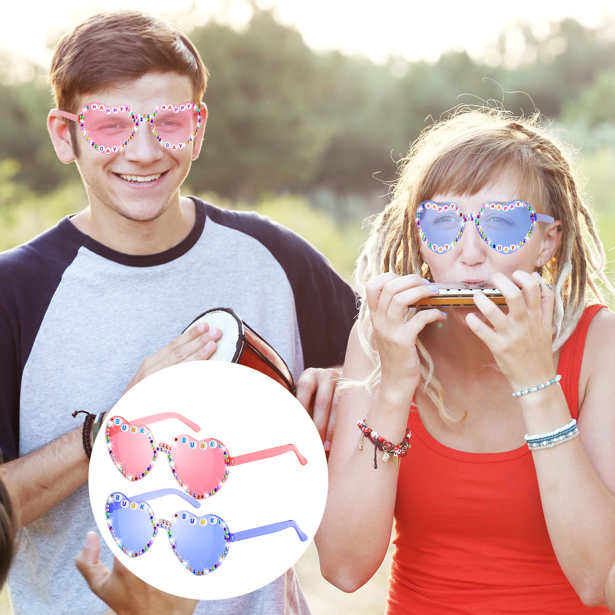 40 Pairs DIY Heart Sunglasses,Bulk My Era Popular Singer Party Favors, Valentine's Day Diy Sunglasses for Classroom Exchange Gifts Friendship Sunglasses for 1989 Girls Women