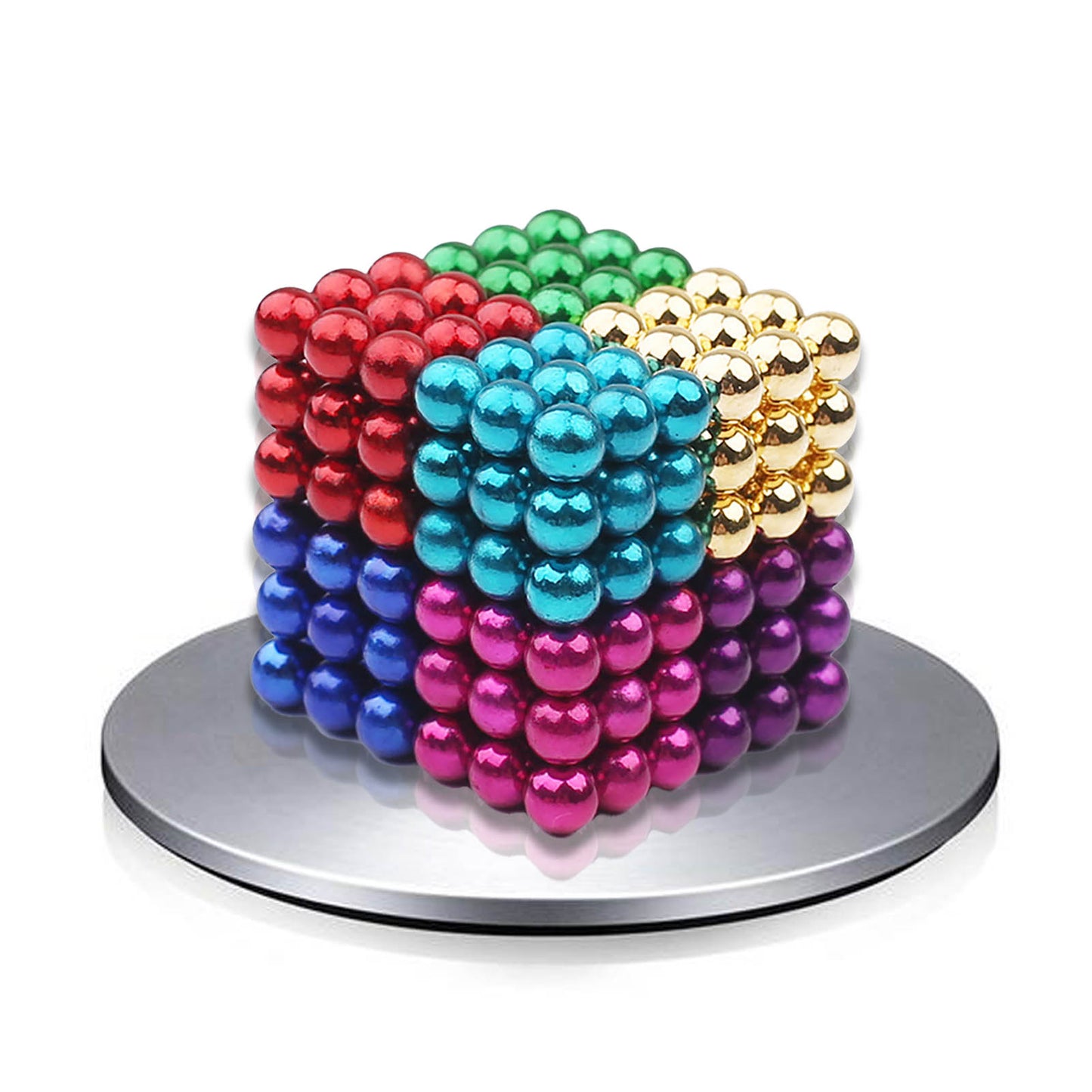 Bolas de masilla magnéticas para adolescentes y adultos, cuentas versátiles 3D creativas, juguete antiestrés, cuentas de slime magnéticas, 216 unidades