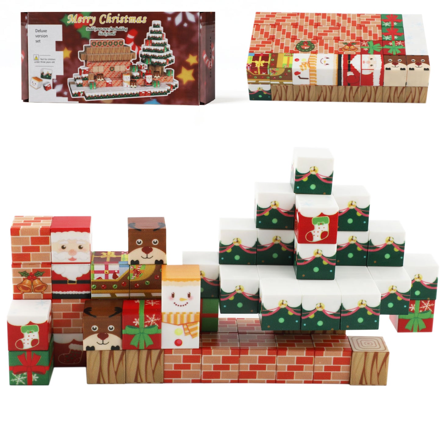 Magnetic Blocks,Magnetic Building Blocks, Magnetic Blocks STEM Toddler Kids Toys, Construction Toys for Kids Ages 3+, Christmas Birthday Gifts for Boys & Girls