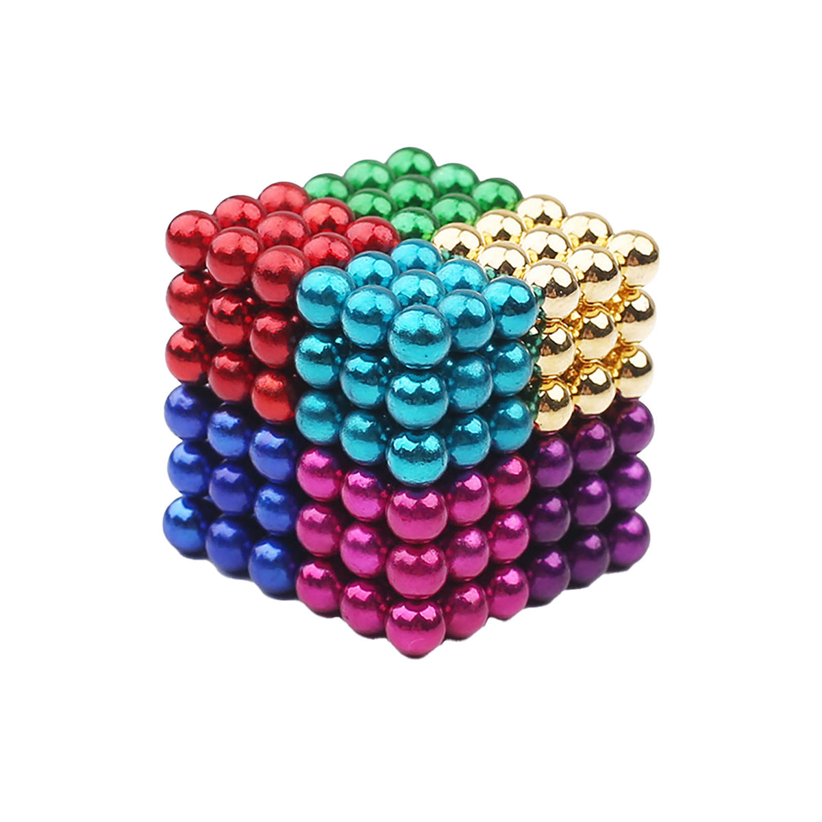 Magnetic Desk Beads – 216 Piece 5 Millimeters Set B | Premium 3D Fidget Toy