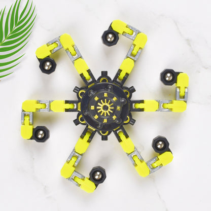 Transformable Fidget Spinners Toys for Kids and Adults Stress Relief Sensory Toys for Boys and Girls Age 8-13 Fingertip Gyros Party Favors Birthday Gifts for Teens Road Trip Travel Toy