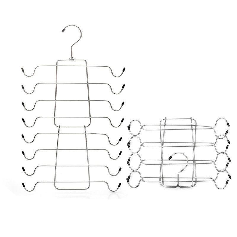 3 Pack Tank Top Hanger, Rotating Bra Organizer Space Closet Organizer 8 Tier Metal,holds tank tops and bras, compact, build, multi layer