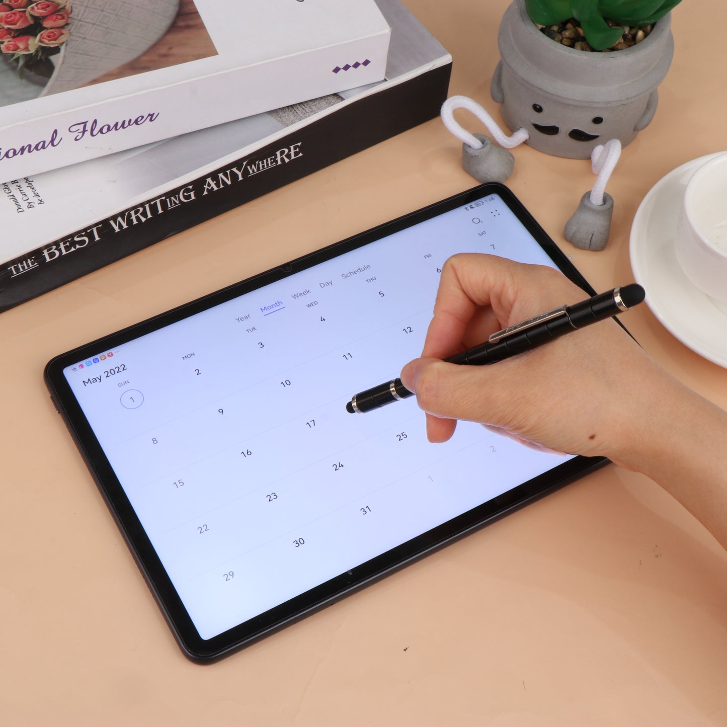 Toys Pen Magnetic Metal Pen Multifunctional Creative Writing Magnet Ballpoint Pen Decompression Black