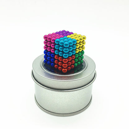 Magnetic Desk Beads – 216 Piece 5 Millimeters Set B | Premium 3D Fidget Toy