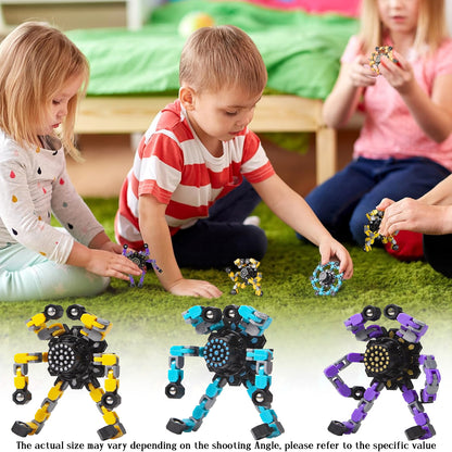 Transformable Fidget Spinners Toys for Kids and Adults Stress Relief Sensory Toys for Boys and Girls Age 8-13 Fingertip Gyros Party Favors Birthday Gifts for Teens Road Trip Travel Toy