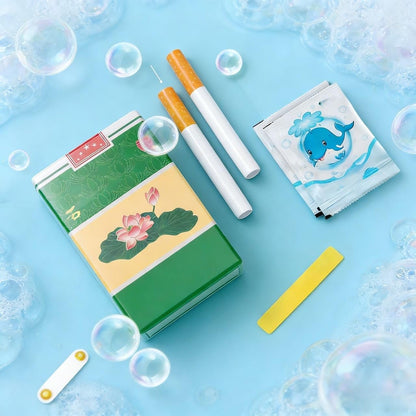 1Set Novelty Bubble Blower Box Set,Stress Relief Toys that Blow Bubbles,Funny Mini Bubble Box Stick Toy for Men Women for Relaxation Fun Office Party Gift Idea
