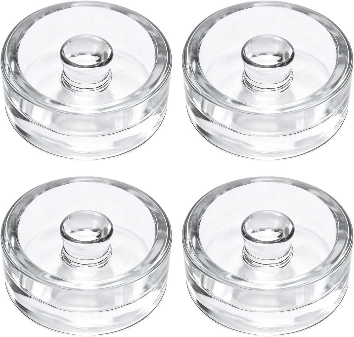 4 Pack Easy Grip Handle Glass Fermentation Weights Great Mason Jar Wide Mouth Canning Fermenting Pickling Weight Fermentation Kit
