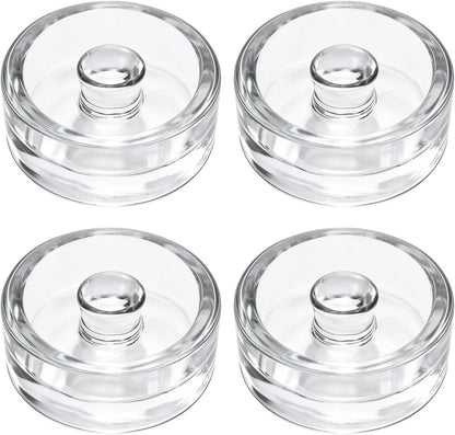 4 Pack Easy Grip Handle Glass Fermentation Weights Great Mason Jar Wide Mouth Canning Fermenting Pickling Weight Fermentation Kit