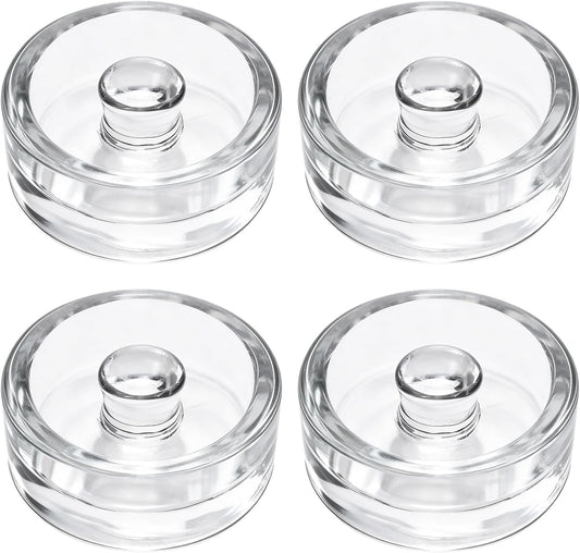 4 Pack Easy Grip Handle Glass Fermentation Weights Great Mason Jar Wide Mouth Canning Fermenting Pickling Weight Fermentation Kit