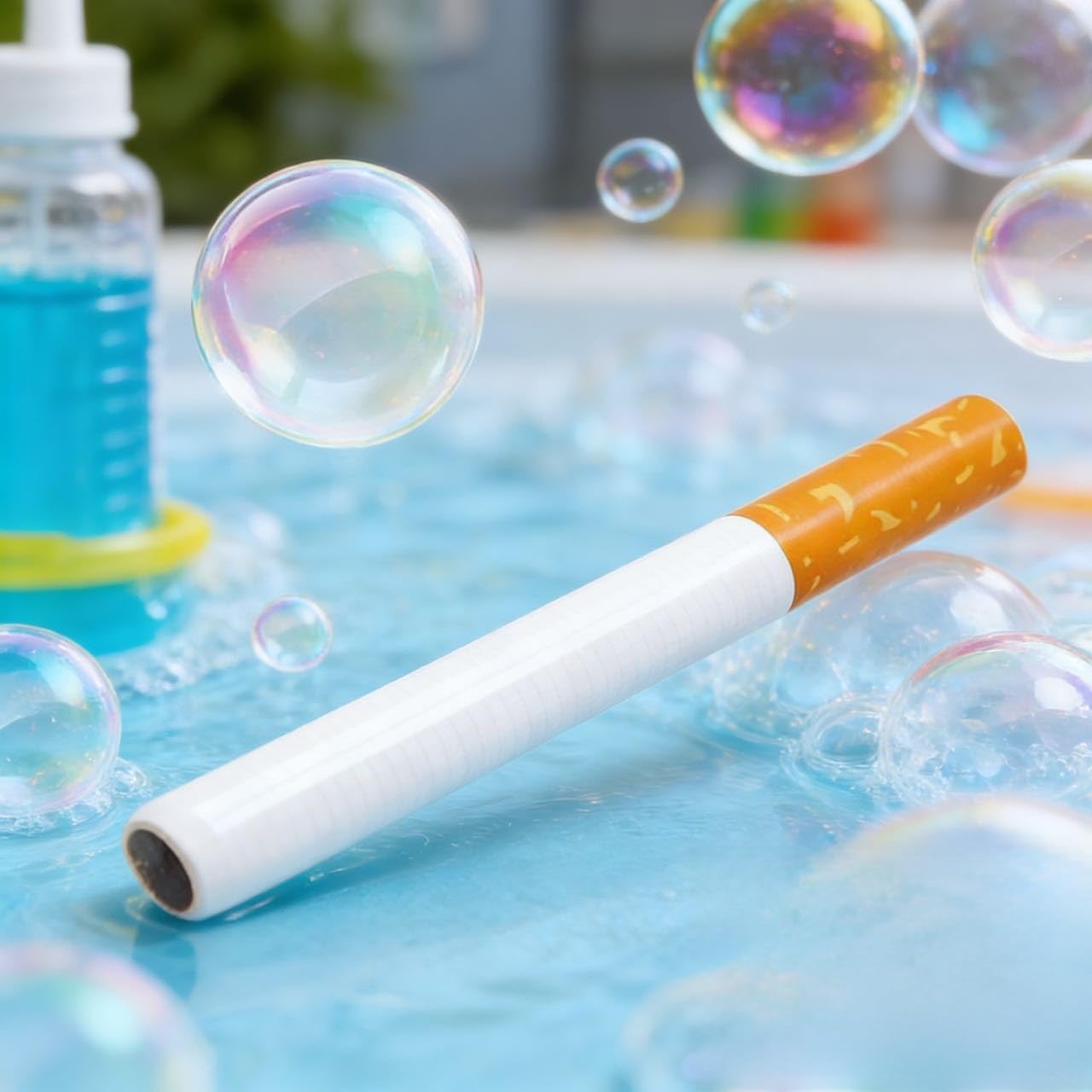 1Set Novelty Bubble Blower Box Set,Stress Relief Toys that Blow Bubbles,Funny Mini Bubble Box Stick Toy for Men Women for Relaxation Fun Office Party Gift Idea