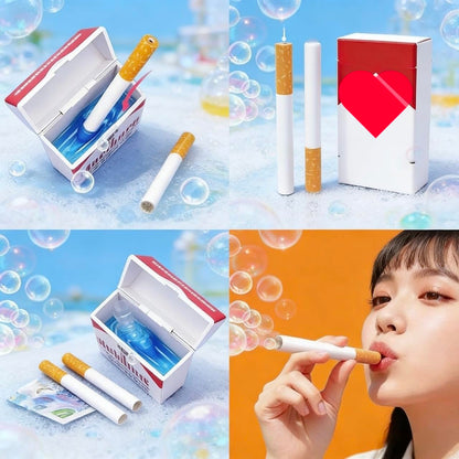 2Set Novelty Bubble Blower Box Set,Stress Relief Toys that Blow Bubbles,Funny Mini Bubble Box Stick Toy for Men Women for Relaxation Fun Office Party Gift Idea
