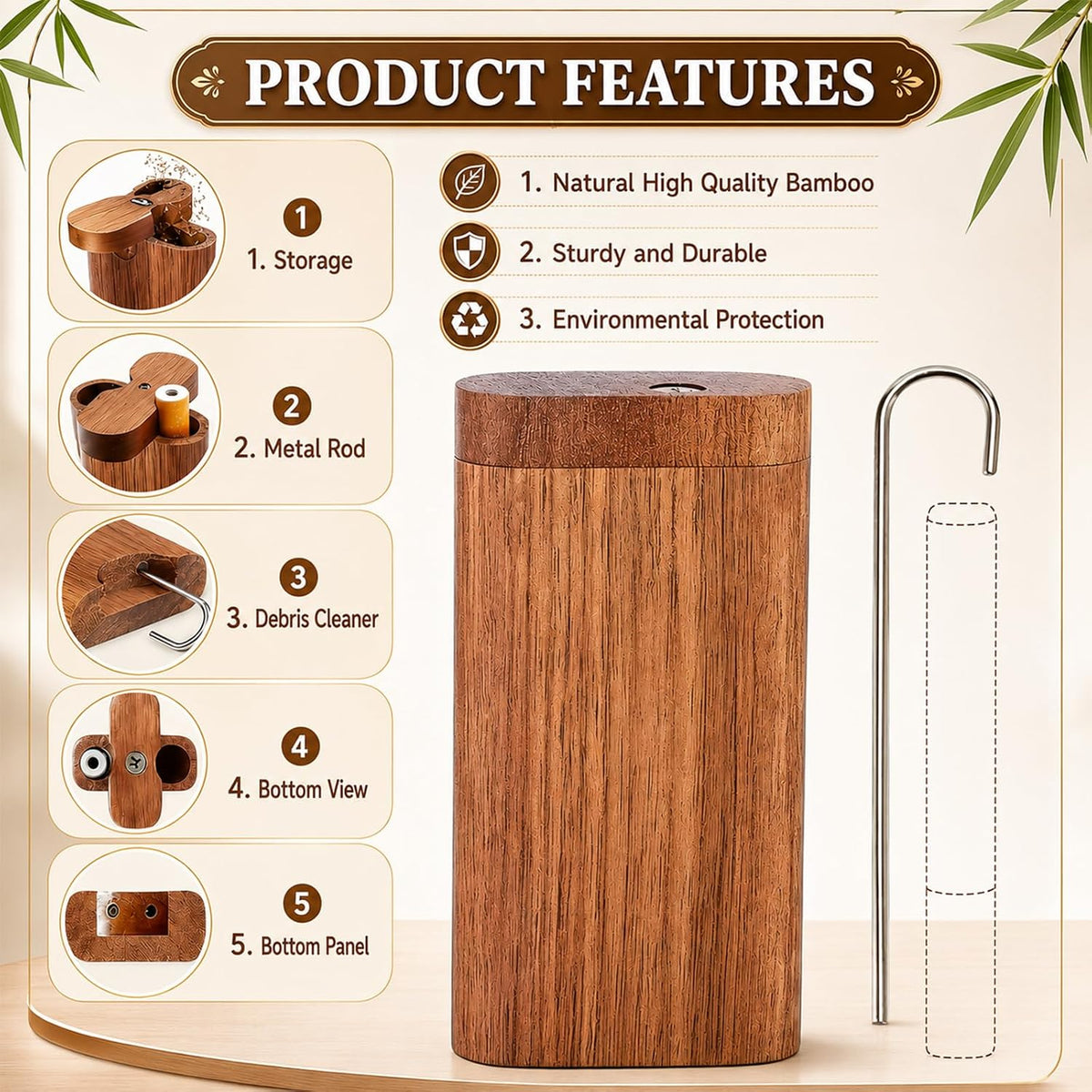 Wooden keepsake box - a wooden storage box with a lid, suitable for storing souvenirs and gifts, and a home decor box