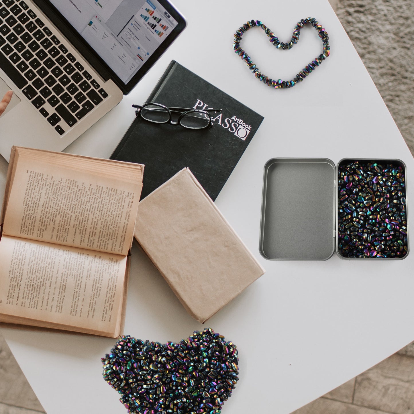 Magnetic Balls Putty Puzzle Anxiety/Stress Relief Toy Desk Fidget Toys Magnetic Stones 500P Colorful