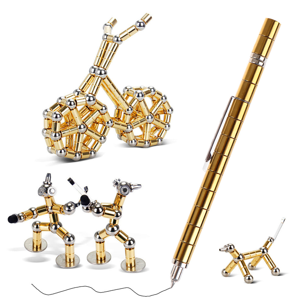Fidget Pen, Decompression Magnetic Pen, Cool Fidget Toys for Stress and Anxiety Relief, Sensory Toys Best Gifts for Teenage Boys, Ideal Gift for 8-13 Years Old, Novelty Gifts for Teen and Adults