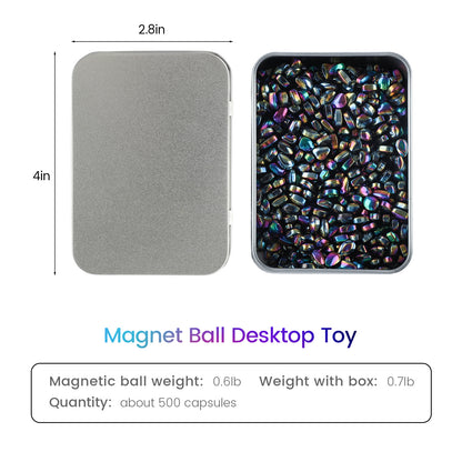 Magnetic Desk Beads – 500 Piece Colourful Set